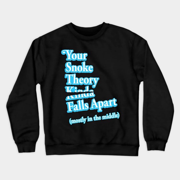 Snoke falls apart (in theory) Crewneck Sweatshirt by darthboard